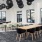 a room with tables and chairs